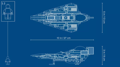 LEGO Star Wars 75214 : Anakin's Jedi Starfighter Play Again