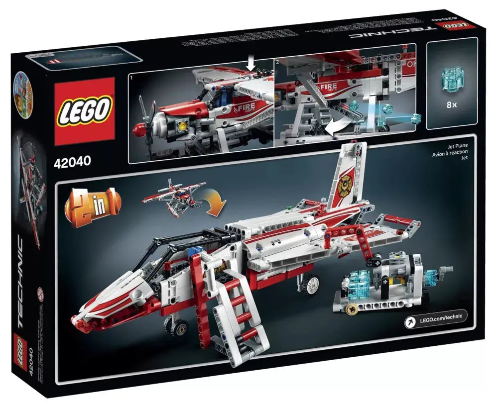 LEGO Technic 42040 : L'avion des pompiers Play Again