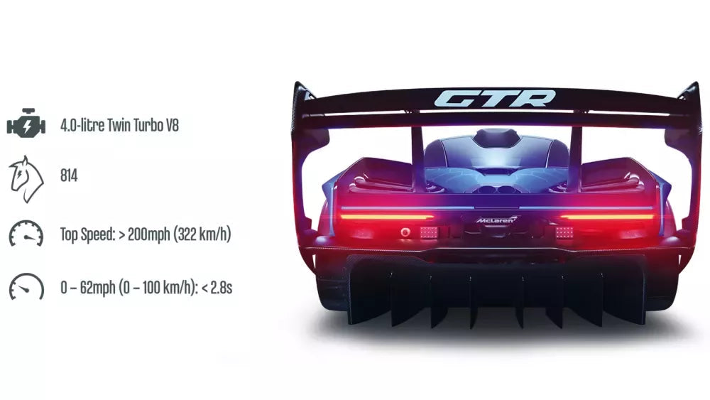 LEGO Technic 42123 : McLaren Senna GTR Play Again