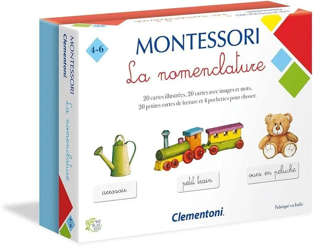 Les Nomenclatures - Clementoni Montessori Play Again