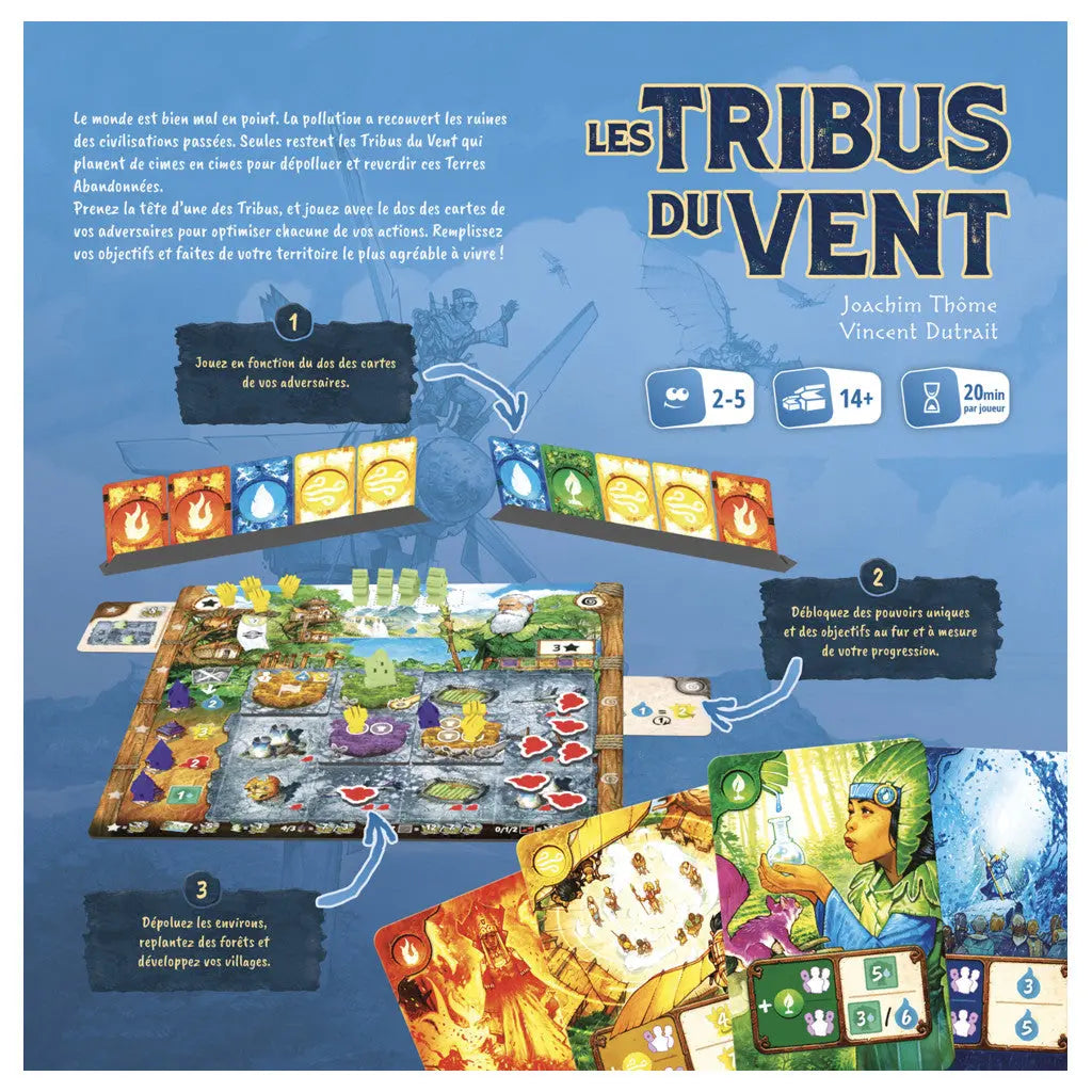 Les Tribus du Vent - La boîte de jeu Play Again