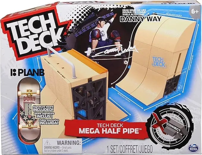 Mega Half Pipe Danny Way - Tech Deck Play Again