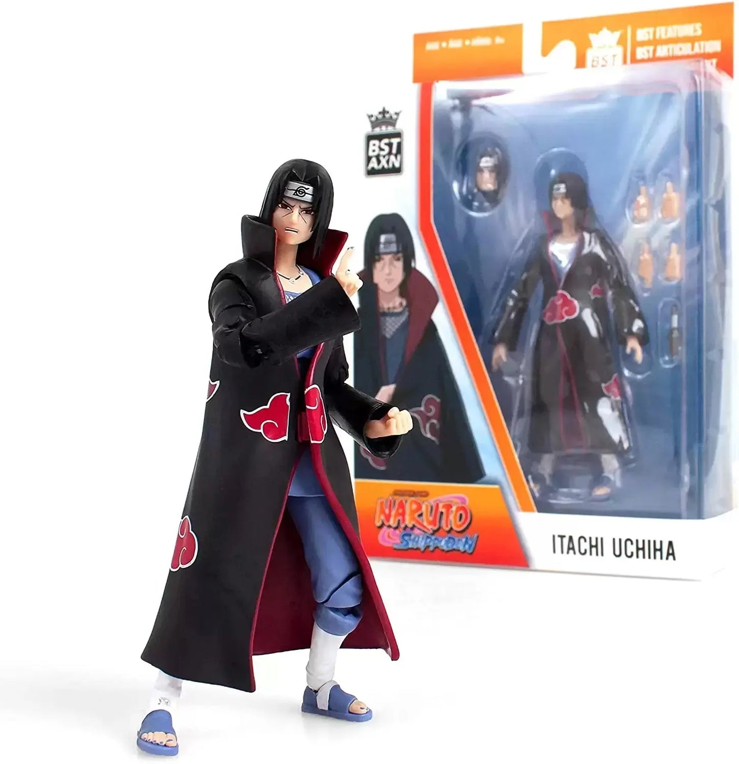 Naruto Shippuden : Itachi Uchiha Figurine articulée BST AXN Play Again