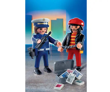 PLAYMOBIL 4269 : Voleur et policière Play Again