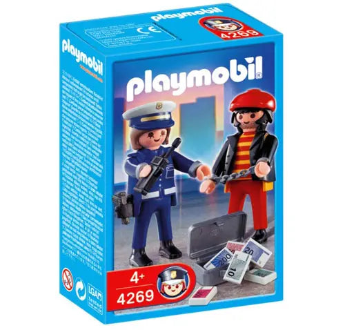 PLAYMOBIL 4269 : Voleur et policière Play Again