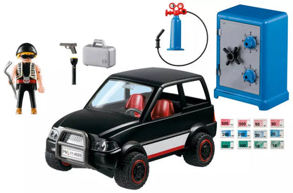 PLAYMOBIL City Action 4059 : Voiture et cambrioleur de coffre-fort Play Again