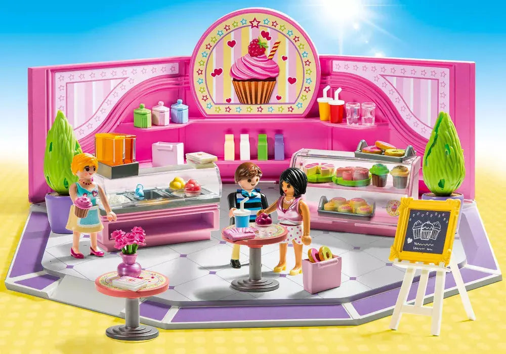 PLAYMOBIL City Life 9080 : Café Cupcake Play Again
