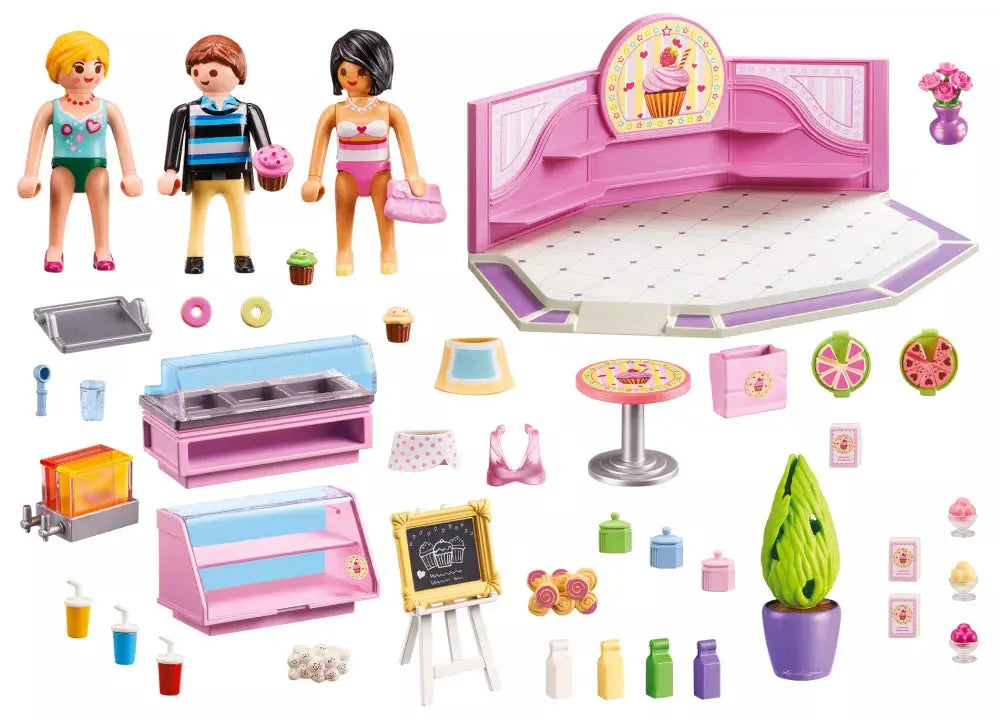 PLAYMOBIL City Life 9080 : Café Cupcake Play Again