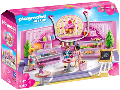 PLAYMOBIL City Life 9080 : Café Cupcake Play Again