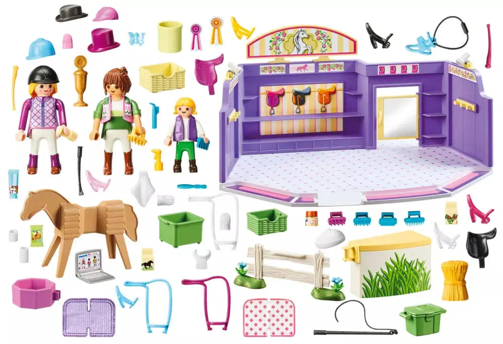 PLAYMOBIL City Life 9401 : Boutique d'équitation Play Again