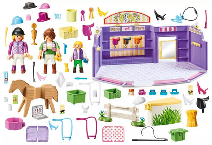 PLAYMOBIL City Life 9401 : Boutique d'équitation Play Again