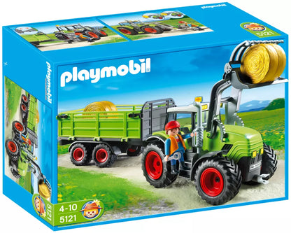 PLAYMOBIL Country 5121 : Grand tracteur avec remorque