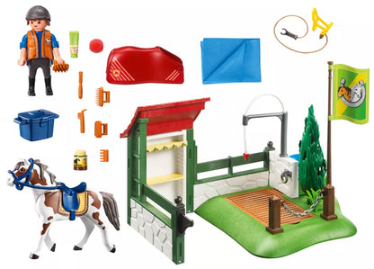 PLAYMOBIL Country 6929 : Box de lavage pour chevaux