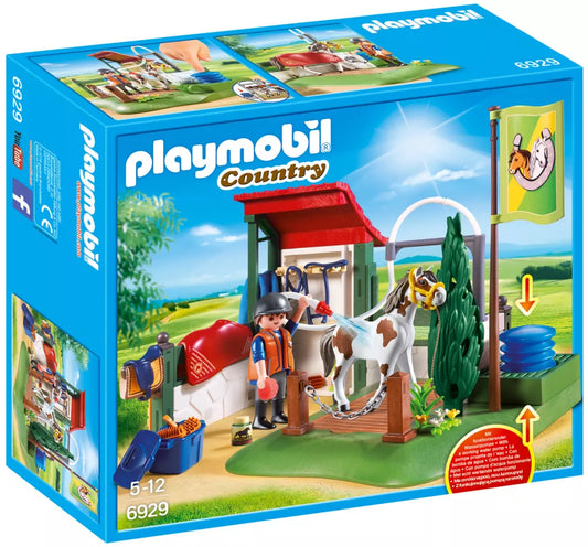 PLAYMOBIL Country 6929 : Box de lavage pour chevaux