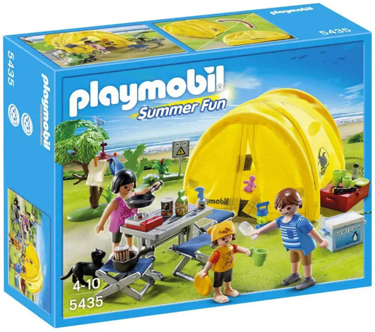 PLAYMOBIL Summer Fun 5435 : Famille et tente de camping SUPPR Play Again