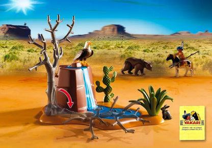 PLAYMOBIL Western 5252 : Enfants indiens avec animaux (Yakari) Play Again